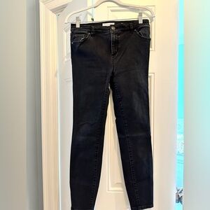 LOFT, 8 Petite, Black Jeggings
